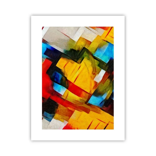 Poster - Colourful Quilt - 30x40 cm