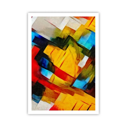 Poster - Colourful Quilt - 70x100 cm