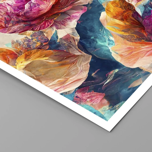 Poster - Colourful Splendour of a Bouquet - 100x70 cm