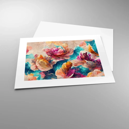 Poster - Colourful Splendour of a Bouquet - 40x30 cm