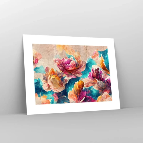 Poster - Colourful Splendour of a Bouquet - 40x30 cm