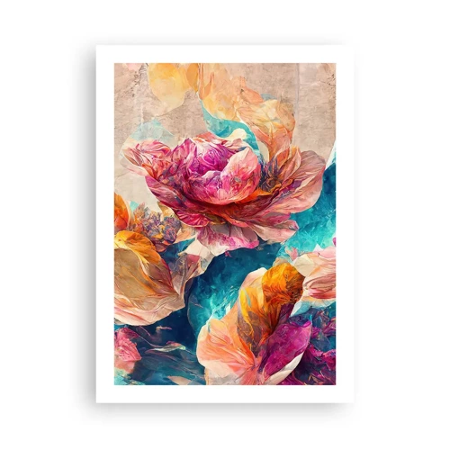 Poster - Colourful Splendour of a Bouquet - 50x70 cm