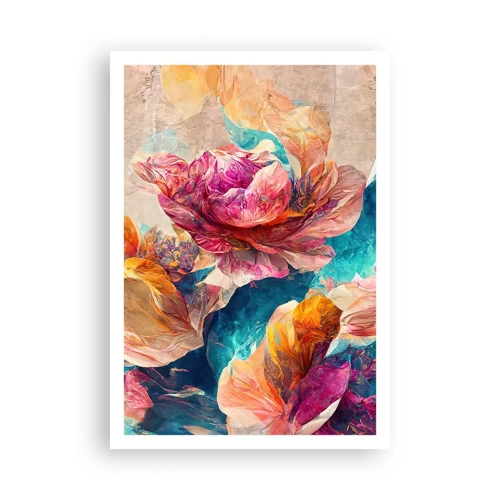 Poster - Colourful Splendour of a Bouquet - 70x100 cm