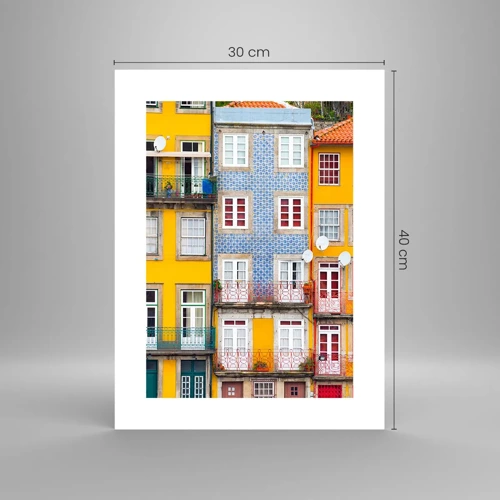 Poster - Colours of Old Town - 30x40 cm