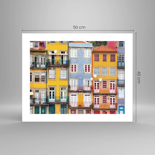Poster - Colours of Old Town - 50x40 cm