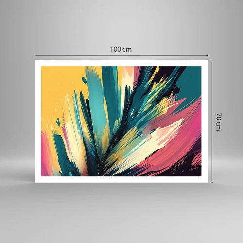 Poster - Composition -Explosion of Joy - 100x70 cm