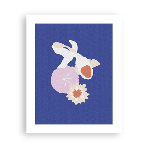 Poster - Composition of Flowers and Buds - 40x50 cm