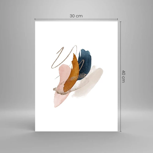 Poster - Composition with Wings - 30x40 cm