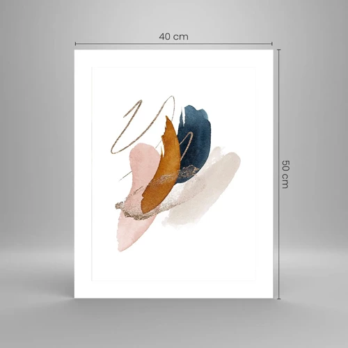 Poster - Composition with Wings - 40x50 cm