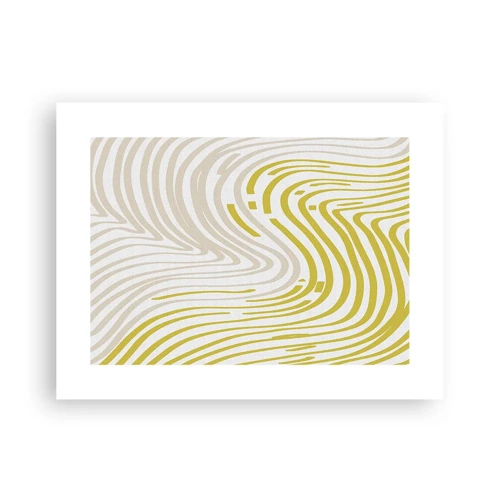 Poster - Composition with a Gentle Curve - 40x30 cm