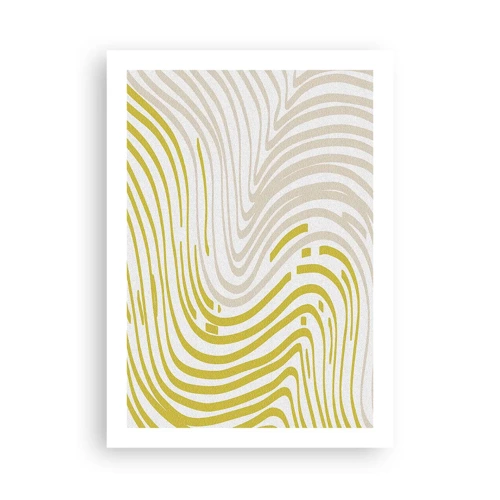 Poster - Composition with a Gentle Curve - 50x70 cm