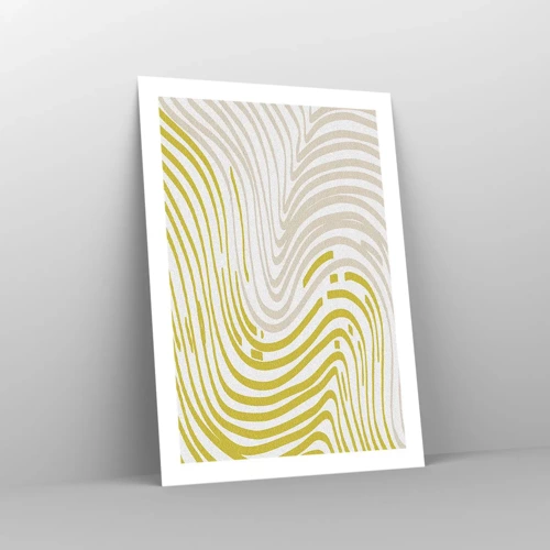 Poster - Composition with a Gentle Curve - 50x70 cm