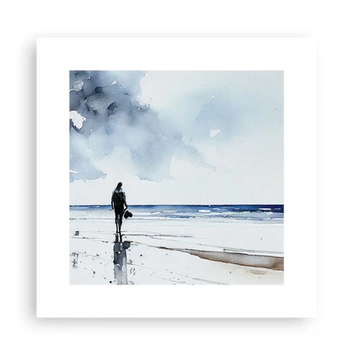 Poster - Conversation with the Sea - 30x30 cm