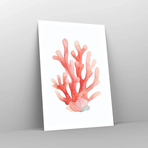 Poster - Coral Colour Colars - 70x100 cm
