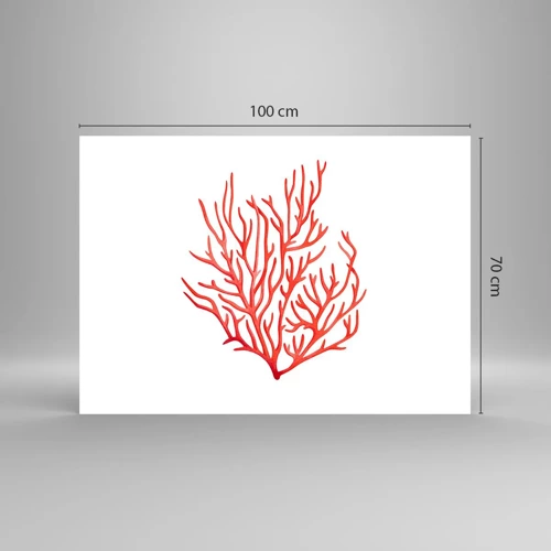 Poster - Coral Filigree - 100x70 cm