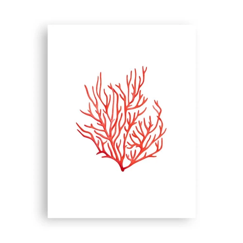 Poster - Coral Filigree - 30x40 cm