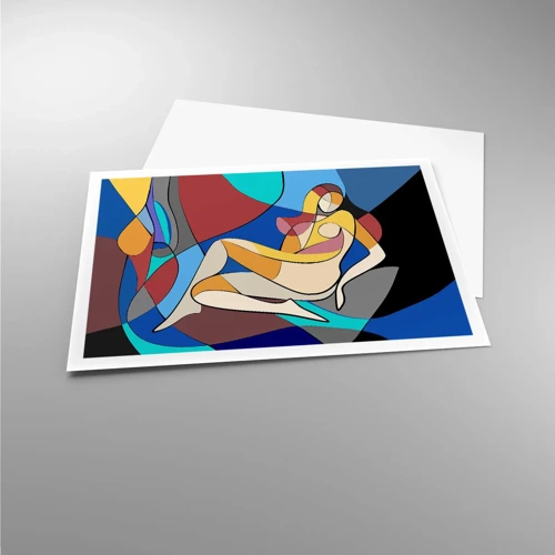 Poster - Cubist Nude - 100x70 cm