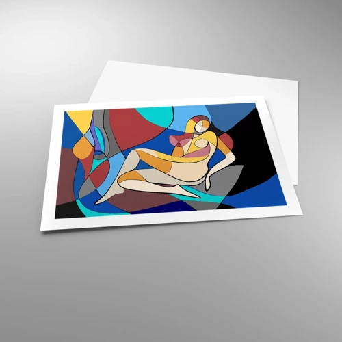 Poster - Cubist Nude - 70x50 cm