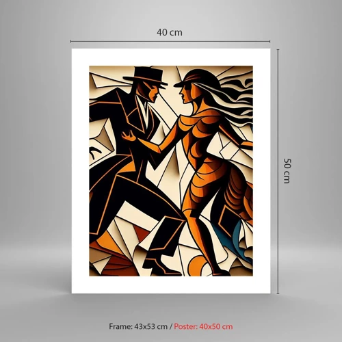 Poster - Dance of Passion  - 40x50 cm