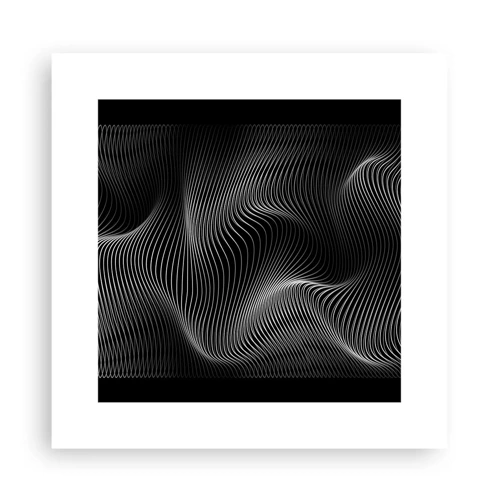 Poster - Dance of the Light in Space - 30x30 cm