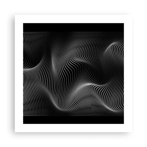 Poster - Dance of the Light in Space - 50x50 cm