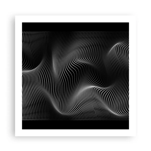 Poster - Dance of the Light in Space - 60x60 cm