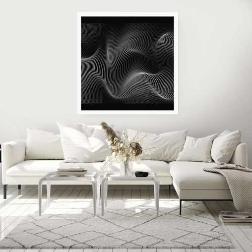 Poster - Dance of the Light in Space - 60x60 cm