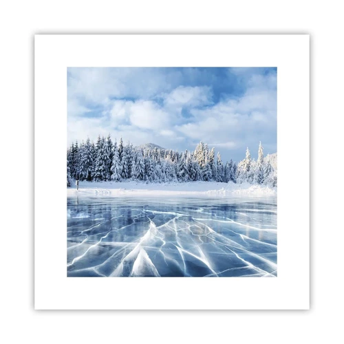Poster - Dazling and Crystalline View - 30x30 cm