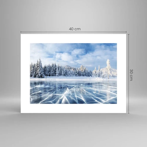 Poster - Dazling and Crystalline View - 40x30 cm