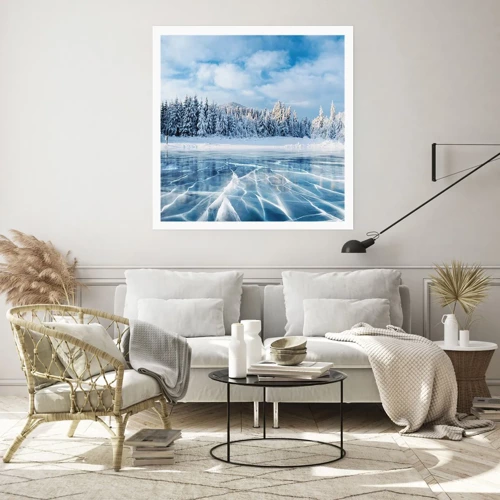 Poster - Dazling and Crystalline View - 60x60 cm