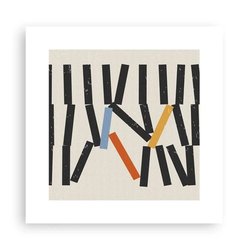 Poster - Domino - Composition - 30x30 cm