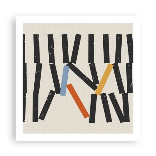Poster - Domino - Composition - 60x60 cm