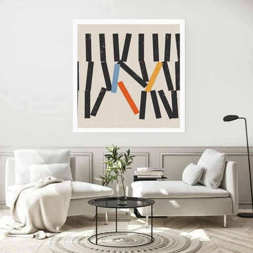 Poster - Domino - Composition - 60x60 cm