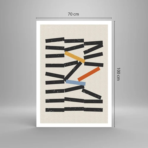 Poster - Domino - Composition - 70x100 cm