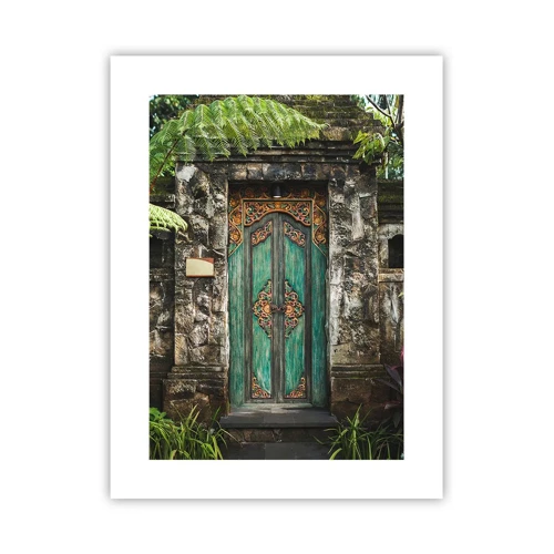 Poster - Door to Exotic World - 30x40 cm