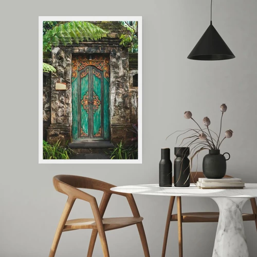 Poster - Door to Exotic World - 30x40 cm