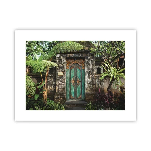 Poster - Door to Exotic World - 40x30 cm