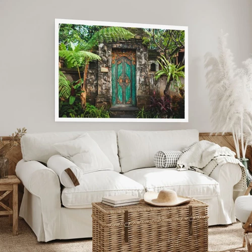 Poster - Door to Exotic World - 40x30 cm