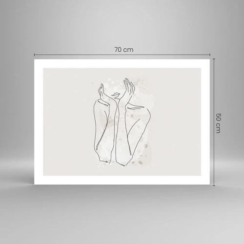 Poster - Dreamful Moment - 70x50 cm