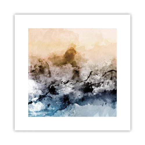 Poster - Drowned in Fog - 30x30 cm