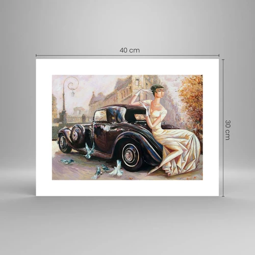 Poster - Elegance - Retro Style - 40x30 cm