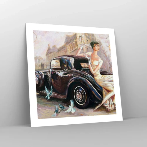 Poster - Elegance - Retro Style - 50x50 cm