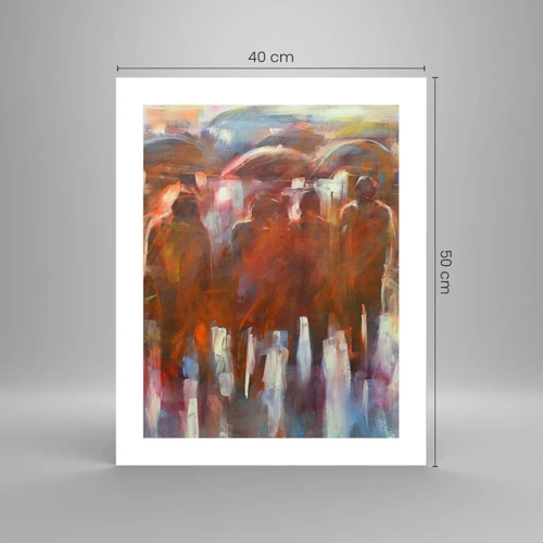 Poster - Equal in Rain and Fog - 40x50 cm