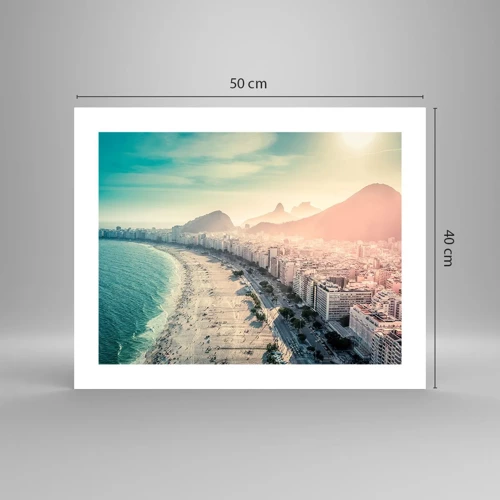 Poster - Eternal Holiday in Rio - 50x40 cm