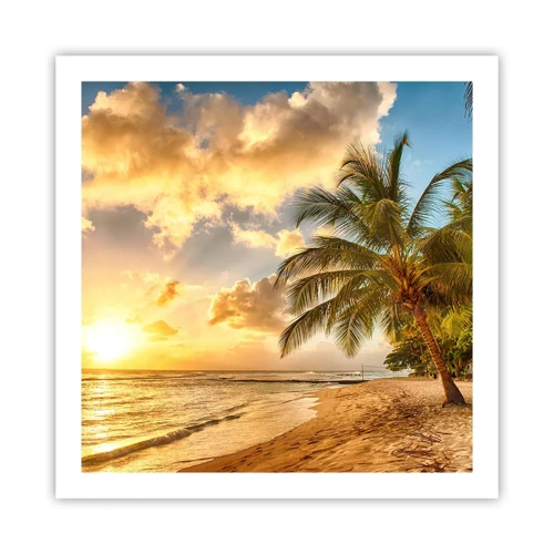 Poster - Eternal Summer, Always Holidays - 60x60 cm