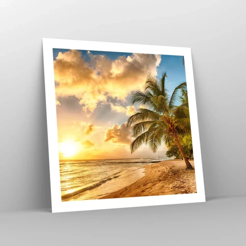 Poster - Eternal Summer, Always Holidays - 60x60 cm