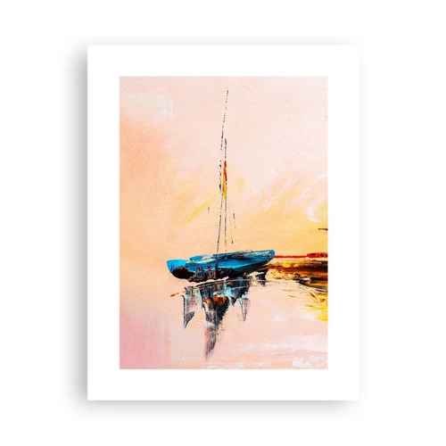 Poster - Evening at the Harbour - 30x40 cm