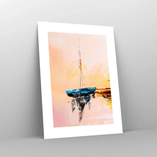 Poster - Evening at the Harbour - 30x40 cm