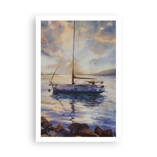 Poster - Evening in Harbour - 61x91 cm