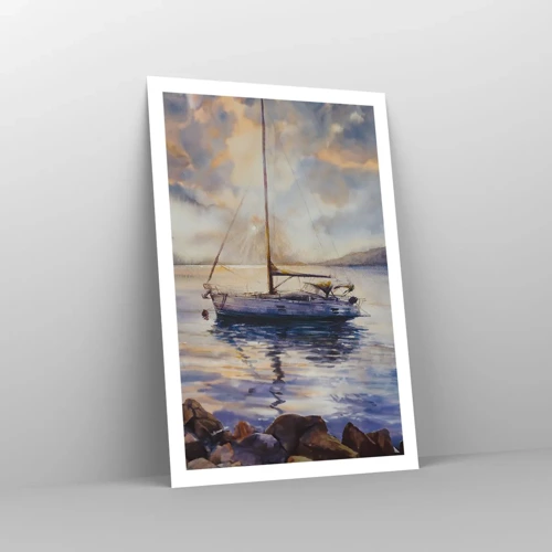 Poster - Evening in Harbour - 61x91 cm